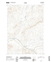 USGS US Topo 7.5-minute map for Lysite WY 2021