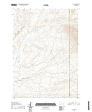 USGS US Topo 7.5-minute map for Lysite SE WY 2021