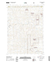 USGS US Topo 7.5-minute map for Macken Draw WY 2021