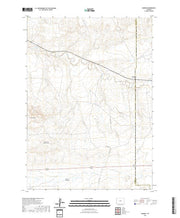 USGS US Topo 7.5-minute map for Madden WY 2021