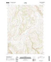 USGS US Topo 7.5-minute map for Mahogany Butte WY 2021