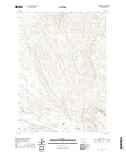 USGS US Topo 7.5-minute map for Manderson SE WY 2021