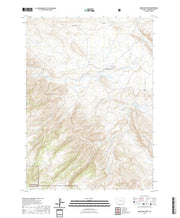 USGS US Topo 7.5-minute map for Maneater Creek WY 2021