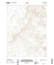 USGS US Topo 7.5-minute map for Manuel Gap WY 2021