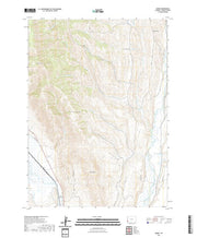 USGS US Topo 7.5-minute map for Marse WY 2021