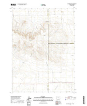 USGS US Topo 7.5-minute map for McCompsey Pass WYNE 2021