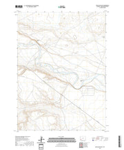 USGS US Topo 7.5-minute map for McCullen Bluff WY 2021