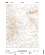 US Topo 7.5-minute map for McMurray Creek WY