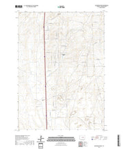 USGS US Topo 7.5-minute map for McPherson Draw WY 2021