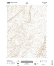 USGS US Topo 7.5-minute map for Meadow Draw WY 2021