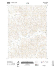 USGS US Topo 7.5-minute map for Mercer Draw WY 2021