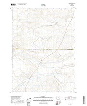 USGS US Topo 7.5-minute map for Meriden WY 2021