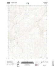 USGS US Topo 7.5-minute map for Merino WY 2021