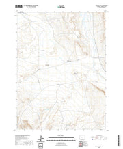 USGS US Topo 7.5-minute map for Mexican Flats WY 2021