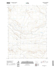 USGS US Topo 7.5-minute map for Mexican Pass SW WY 2021