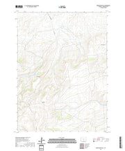 USGS US Topo 7.5-minute map for Middlewood Hill WY 2021