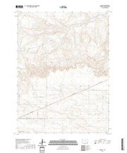 USGS US Topo 7.5-minute map for Midway WY 2021