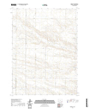 USGS US Topo 7.5-minute map for Midway SE WY 2021