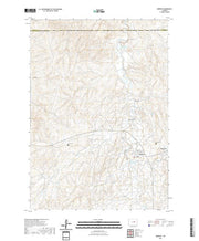 USGS US Topo 7.5-minute map for Midwest WY 2021