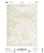 US Topo 7.5-minute map for Milk Creek WY