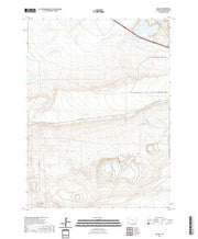 USGS US Topo 7.5-minute map for Miller WY 2021