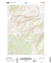 US Topo 7.5-minute map for Moccasin Lake WY