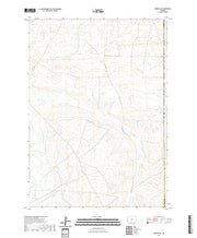 USGS US Topo 7.5-minute map for Moneta SE WY 2021