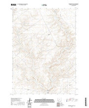 USGS US Topo 7.5-minute map for Monument Butte WY 2021