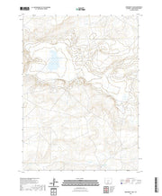 USGS US Topo 7.5-minute map for Monument Lake WY 2021