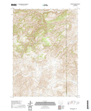 USGS US Topo 7.5-minute map for Moonshine Peak WY 2021