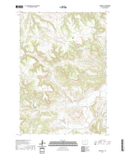 USGS US Topo 7.5-minute map for Moore Hill WY 2021