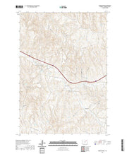 USGS US Topo 7.5-minute map for Morgan Draw WY 2021