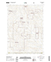 USGS US Topo 7.5-minute map for Morrisey WY 2021