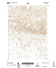 USGS US Topo 7.5-minute map for Morrison Canyon WY 2021