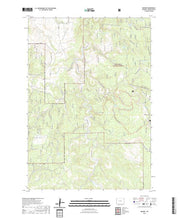 USGS US Topo 7.5-minute map for Moskee WY 2021