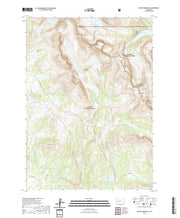 USGS US Topo 7.5-minute map for Mount Bonneville WY 2021