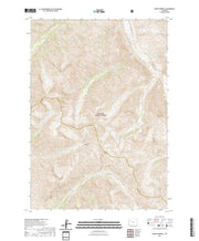 USGS US Topo 7.5-minute map for Mount Burwell WY 2021