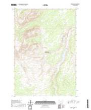 USGS US Topo 7.5-minute map for Mount Holmes WY 2021