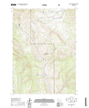 USGS US Topo 7.5-minute map for Mount Thompson WY 2021