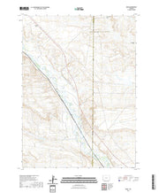 USGS US Topo 7.5-minute map for Moxa WY 2021