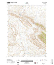 USGS US Topo 7.5-minute map for Muddy Gap WY 2021