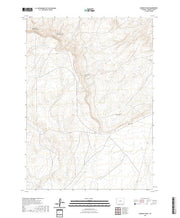 USGS US Topo 7.5-minute map for Muskrat Basin WY 2021