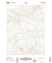 USGS US Topo 7.5-minute map for Needle Reservoir WY 2021