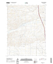 USGS US Topo 7.5-minute map for Nimmo Ranch WY 2021