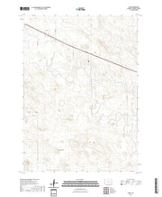 USGS US Topo 7.5-minute map for Node WY 2021