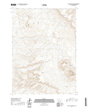 USGS US Topo 7.5-minute map for North Table Mountain WY 2021