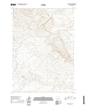 USGS US Topo 7.5-minute map for Notches Dome WY 2021