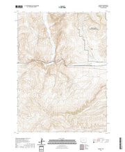 USGS US Topo 7.5-minute map for Nugget WY 2021