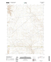 USGS US Topo 7.5-minute map for Oasis Well WY 2021