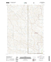 USGS US Topo 7.5-minute map for Oat Creek WYSDNE 2021